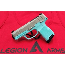 Sig Sauer P365 Nickel/Turquoise